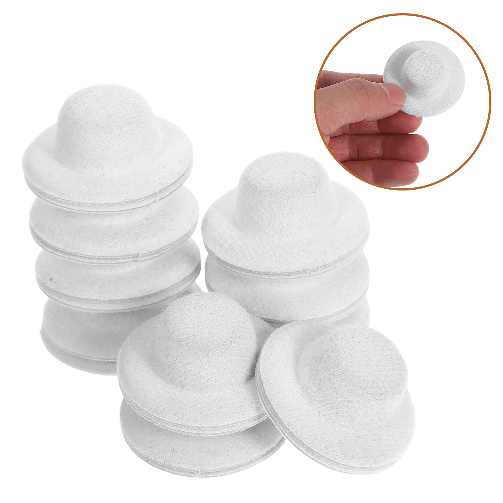 

20 Pcs Hats DIY Tops Cap Accessories Decorative Craft Decorations Crafting White House Dollhouse Miniature Child