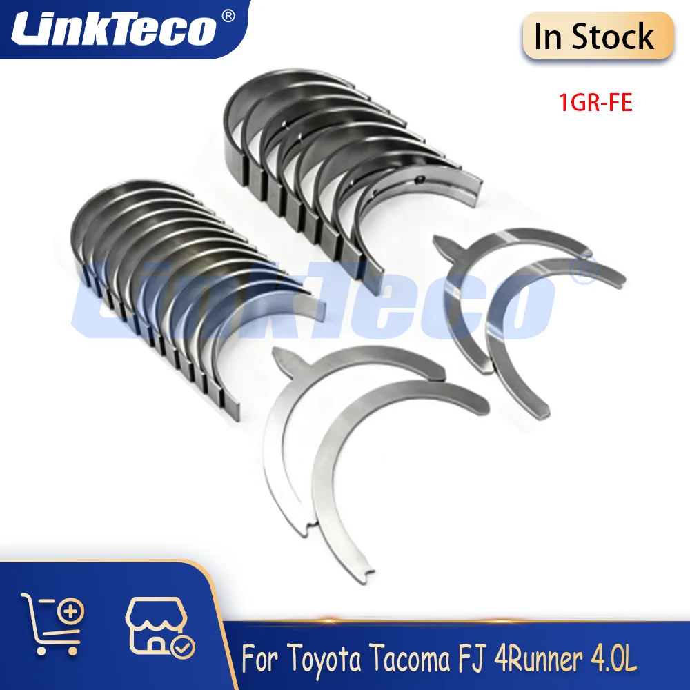 Engine Main Bearing Conrod Bearing Kit Fit 1GRFE 4.0 L For 03-15 Toyota Tacoma Tundra 4Runner FJ Cruiser LAND CRUISER PRADO 4.0L