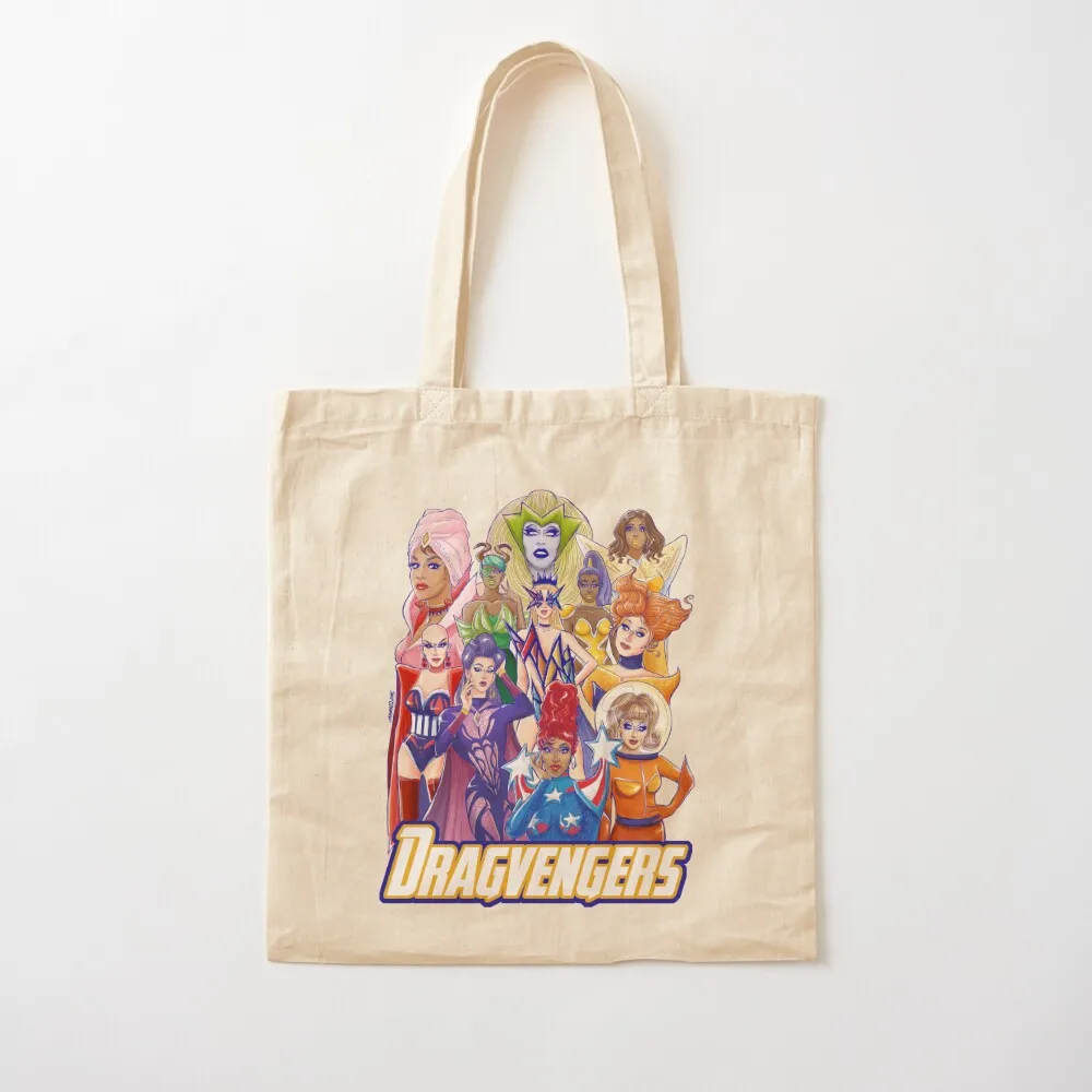 

RuPaul's Dragvengers: All winners Tote Bag shopping bag logo personalized tote bag shopping trolley Canvas Tote