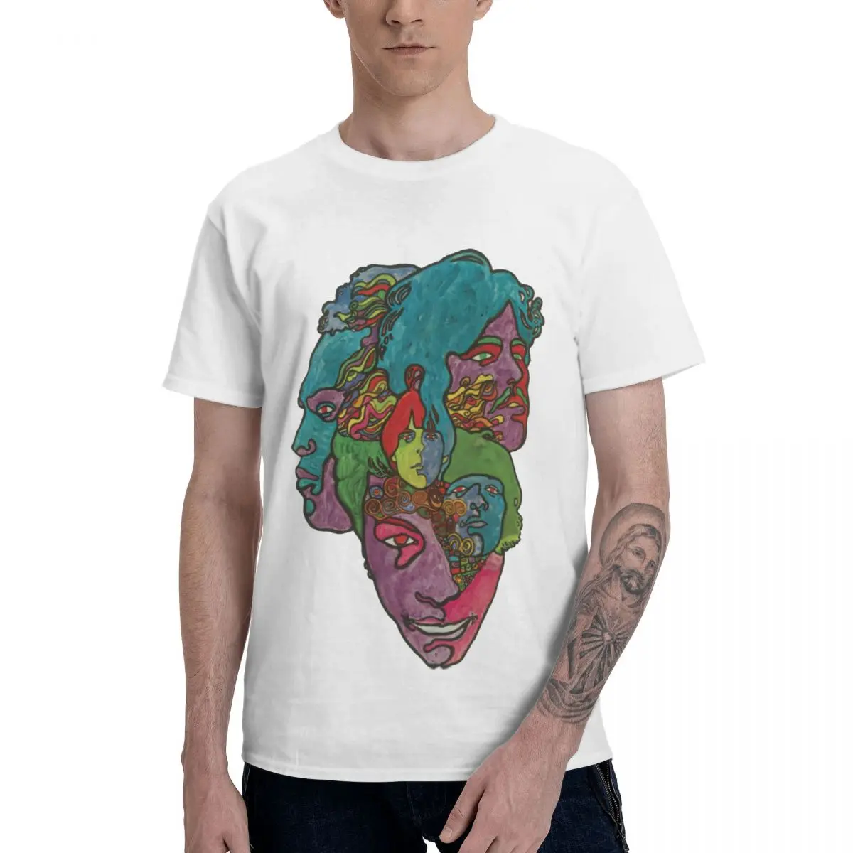 Fashion Love Forever Changes T Shirts Pure Cotton Round Neck Men T Shirt Short Long Sleeve PlClassic Tees Tops Four Seasons