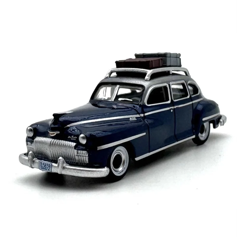 Oxford 1:87 De-soto Station Wagon Blue Alloy Simulation Model Car