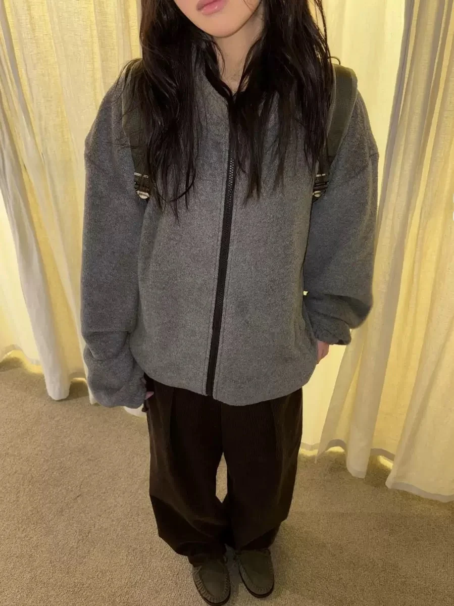 

PREON ey Fce воротник-стойка на молнии теплая верхняя одежда классический женский длинный свитер свободного покроя для поездок на работу