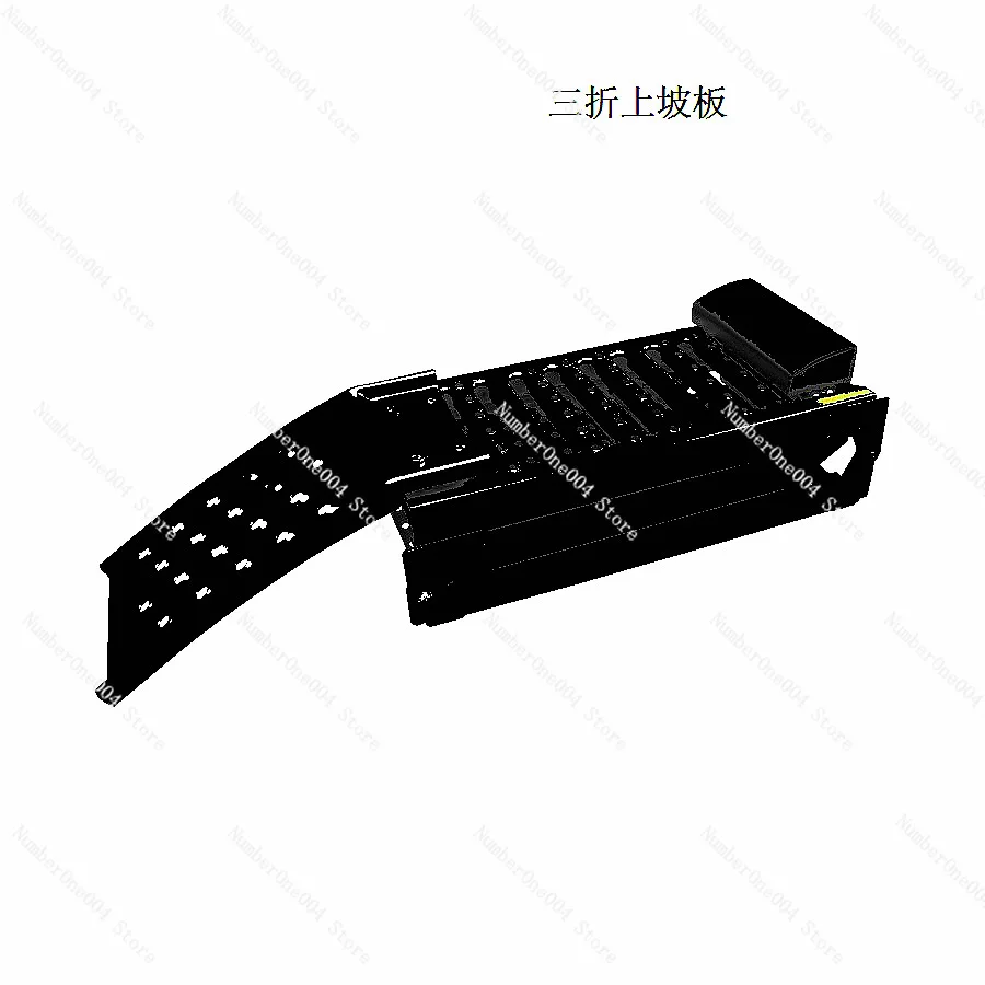 Foldable Steel Loading Ramp 3 Section for Motorcycle ATV UTV Pickup Truck
