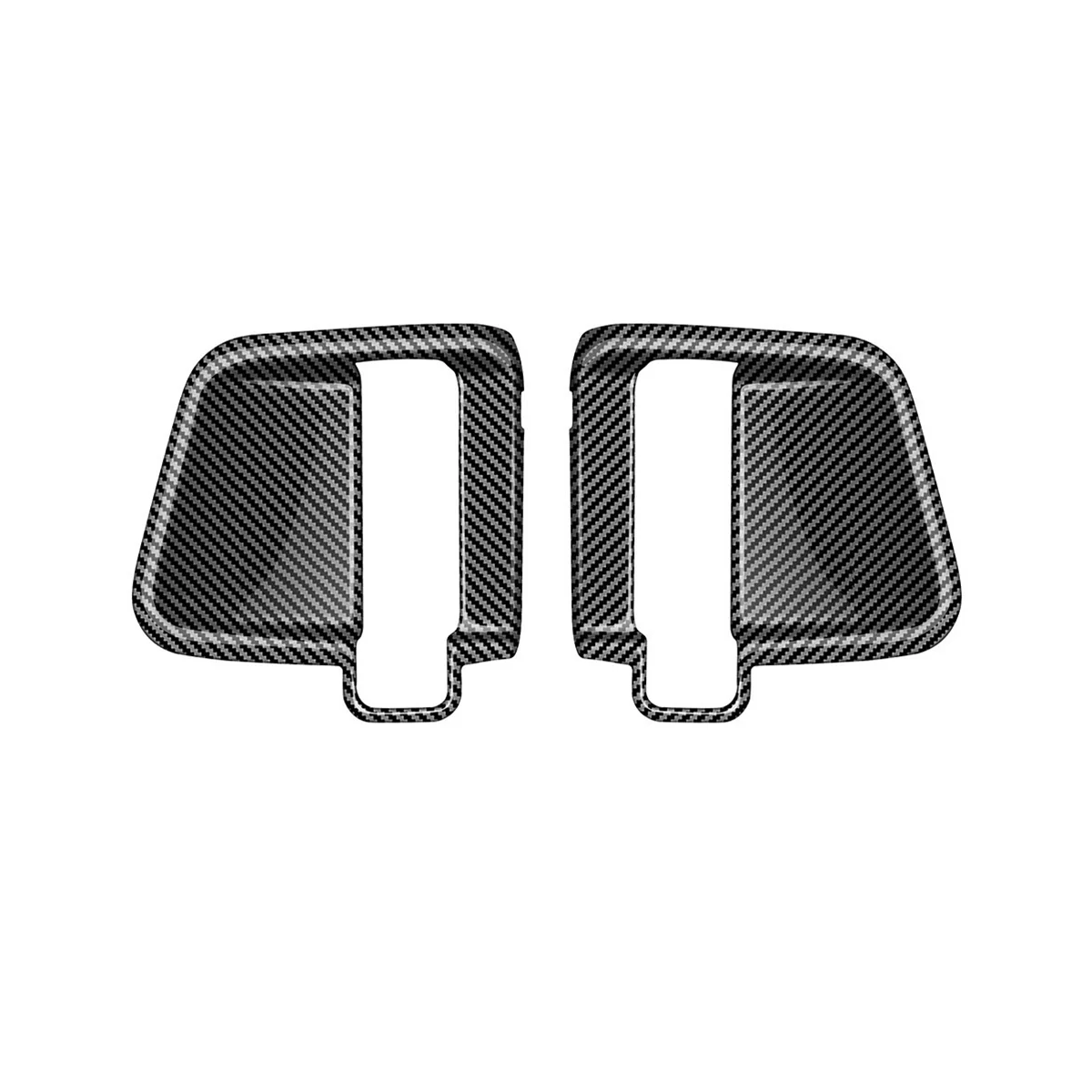 Carbon Fiber Pattern Texture Middle Door Inner Handle Bowl Cover Trim for Nissan SERENA C28 2022-2023 Car Accessories