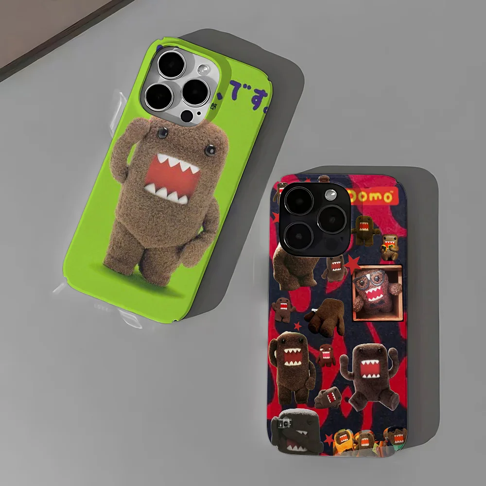 Niedliche Domo-kun Handyhülle für iPhone 16 15 14 13 12 11 Pro Max XS XR XSMax 6 7 8 Plus, glänzende HD-Hart-PC-Abdeckung – Detail 2
