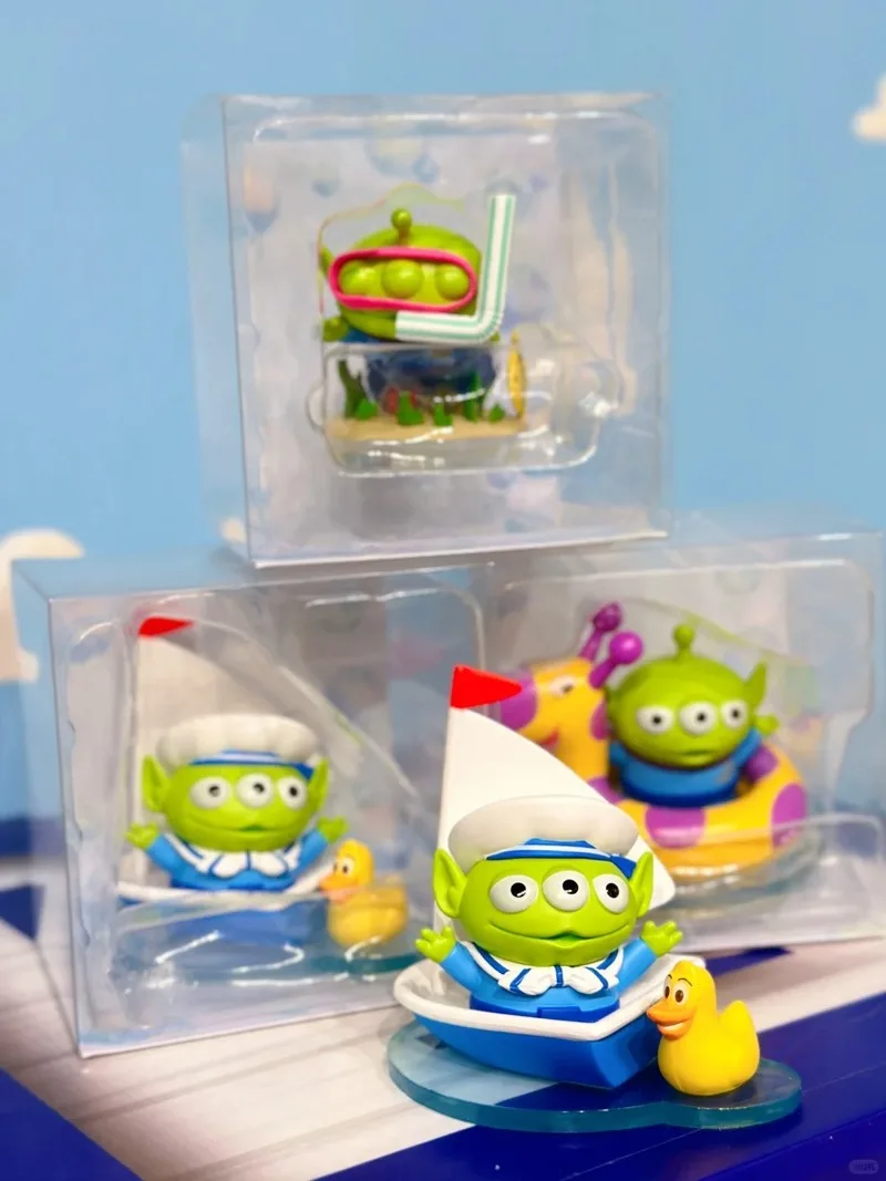 

Toy Story Navy Alien Diving Swimming Ring Alien Cute Anime Figurines Cute Desktop Models Ornaments Children'S Gifts Toy