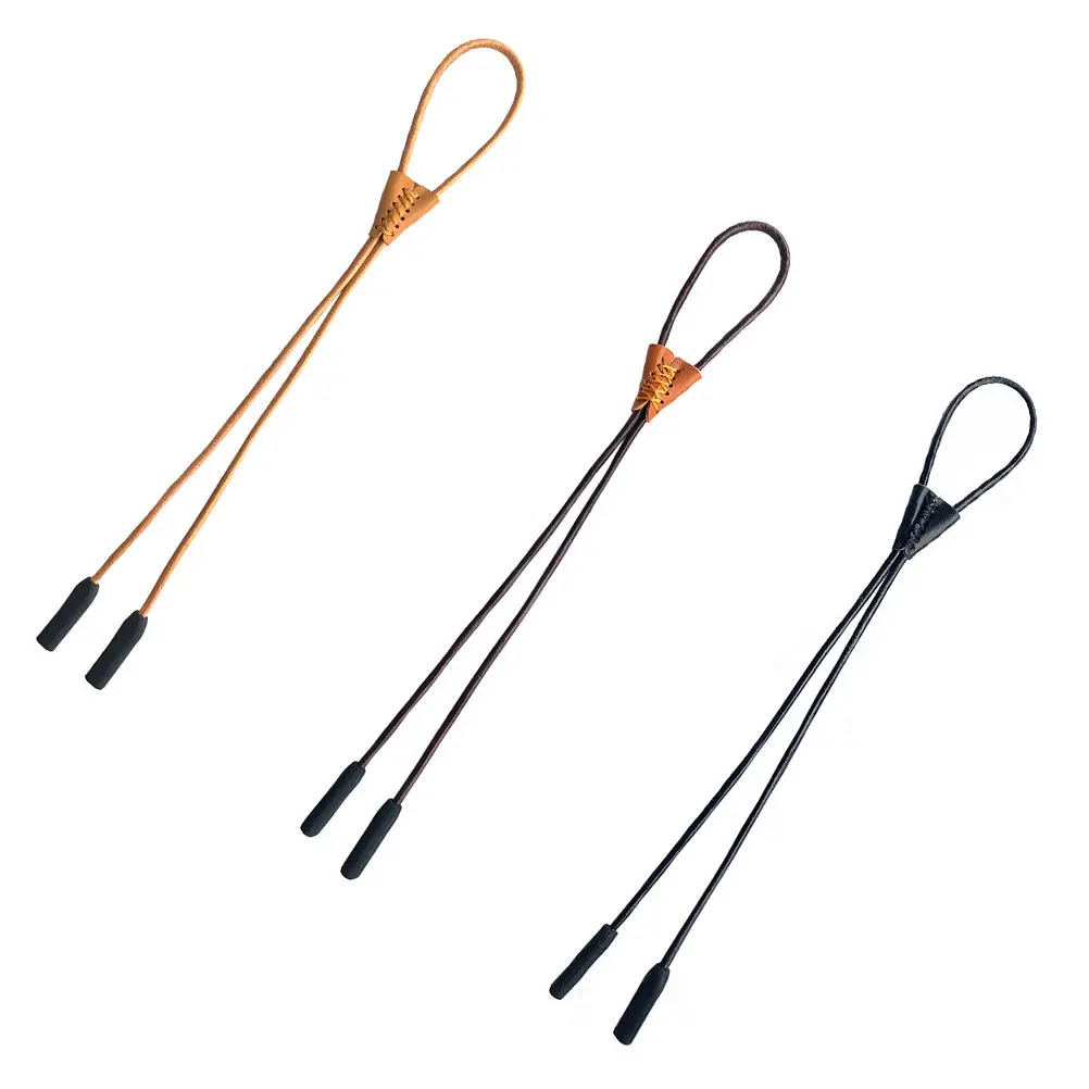 3Pcs Eyeglasses Straps High-Quality PU Comfortable Smooth Surface Adjustable Glasses Lanyard Ideal for Nearsighted Users