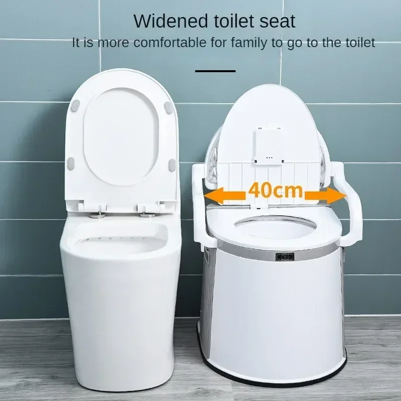 Portable Bedroom Urine Bucket Bedpan ChairComfortable Sit Toilet Ensuring Accessibility and Dignity for Users with Mobility