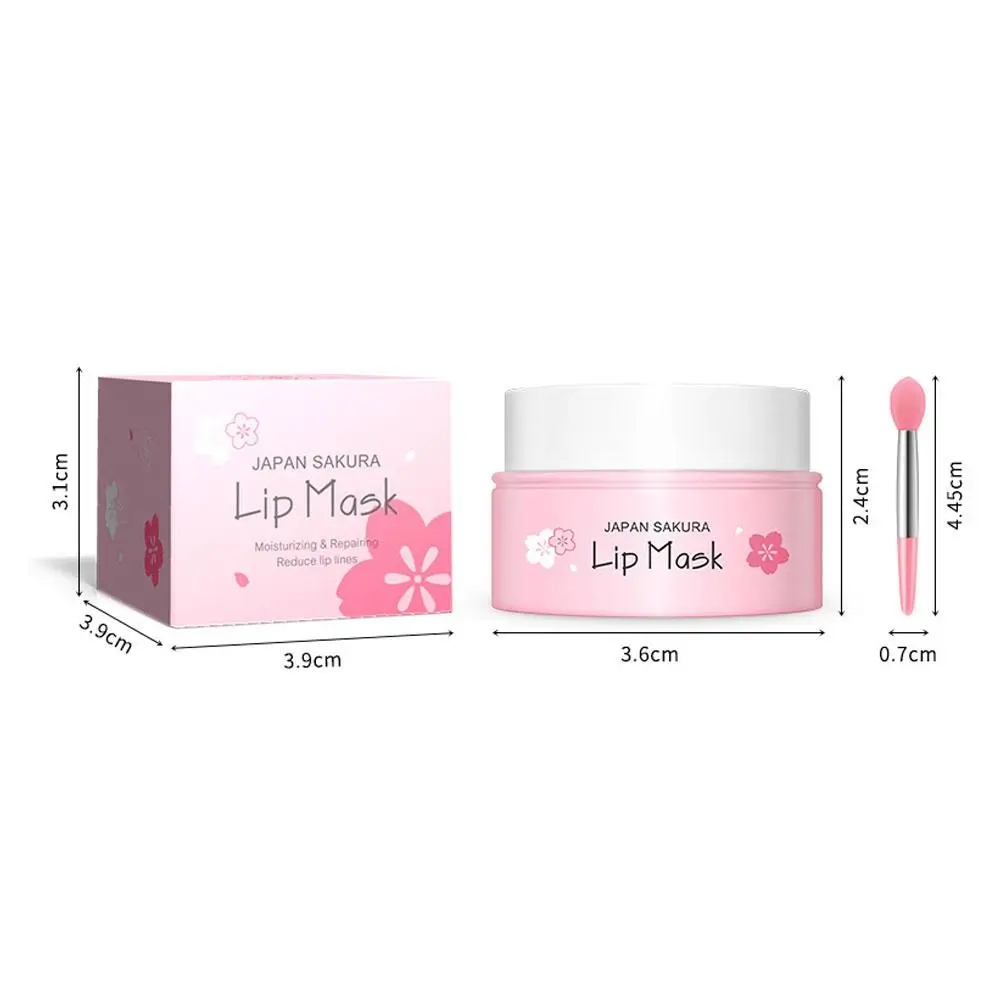  Whitening Lip Mask Peeling Remove Dead Skin Repair Anti Dry Crack Fade Fine Lines Moisturizing Black Lip Plumper