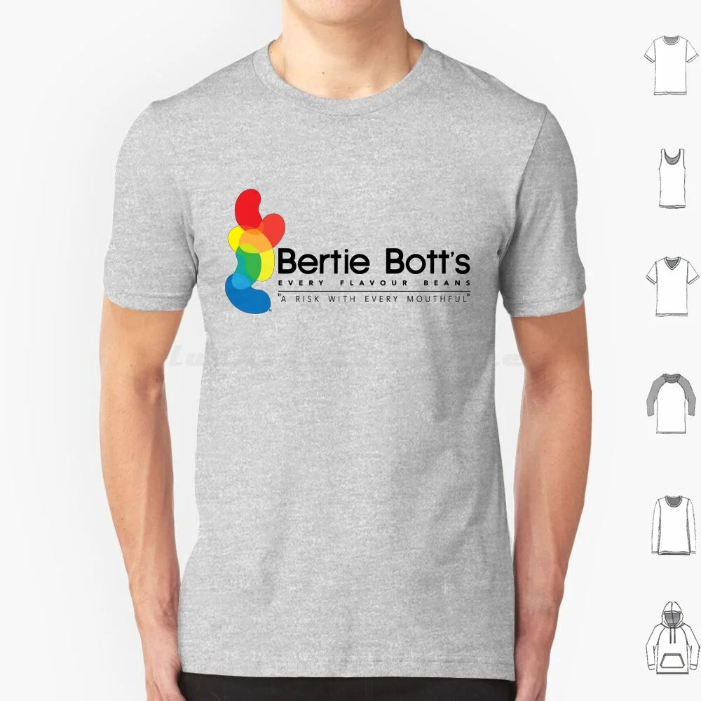 Camiseta de Bertie Bott's Every Flavor Beans, talla grande, 100% algodón, Bertie Berty Botts, frijoles, cada sabor, Flovor, dulce caramelo