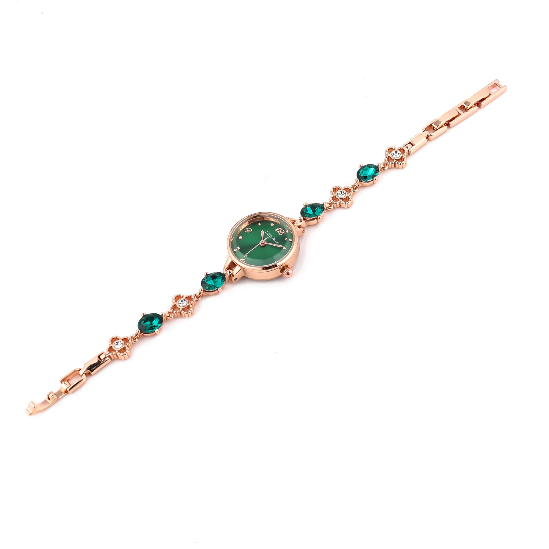 UTHAI L59 reloj de pulsera de Jade para mujer, relojes pequeños de cuarzo a la moda, verde, sencillo e impermeable