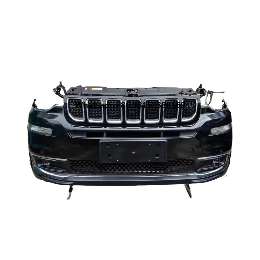 

2018 for Jeep Front Bumper Assembly Body Kit Original Used Auto Spare Part with Grill Hood Headlight