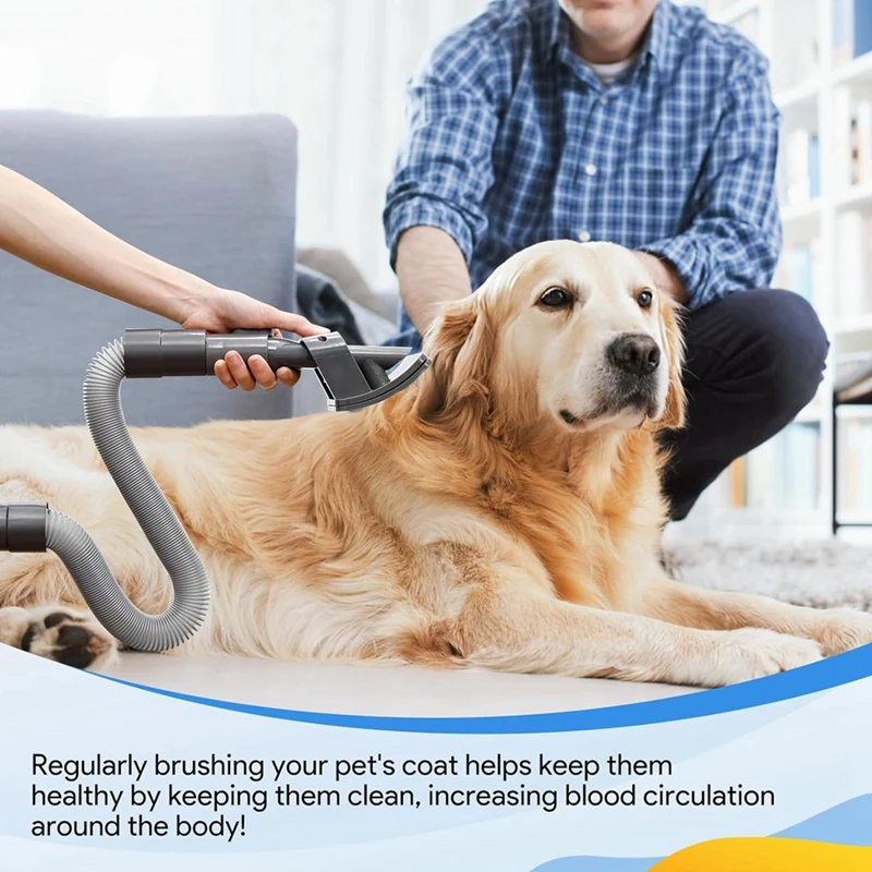 แปรงขนสุนัขสำหรับ Dyson V11 V10 V7 V8 V6สุนัขขนแปรงต่อสายยางและอะแดปเตอร์ชุดตัดแต่งขนสัตว์เลี้ยงเครื่องมือ921001-01ทนทาน