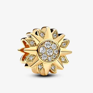 925 Silver Star and Moon Series Charm Accounts for Women, Original Pandora Fits, Paults, Diy Jewelry, Party, Birthday Gifts, New 10 Main Sales Star Pendant - №9