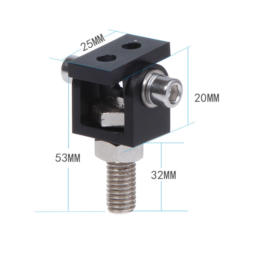 2 x Universal Hole 8mm LED Expansion Mounting Bracket Spotlight Holder Lamp Clamp for Car  Motorcycle UTV ATV