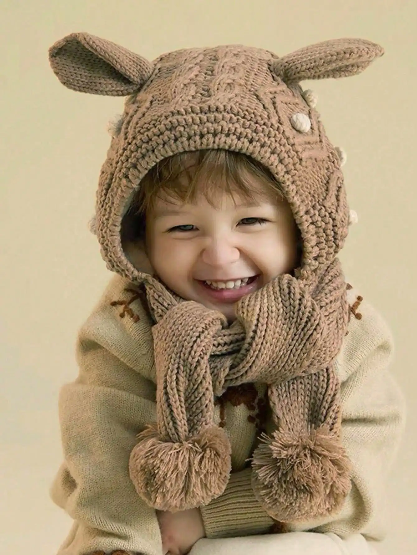 Title: 1Pcs Unisex Hand‑Knitted Ear Flap Hat,Stylish Handmade Knit Cap for Men Women Daily Matching Accessory