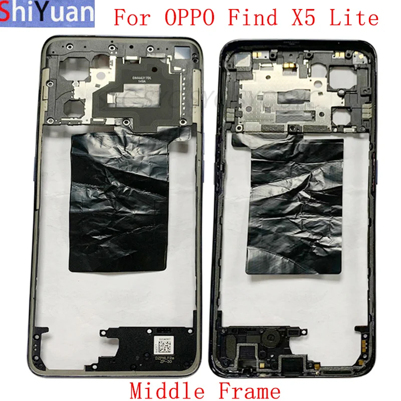 Housing Middle Frame Center Chassis Cover For OPPO Find X5 Lite Phone Middle Frame Replacement Repair Parts