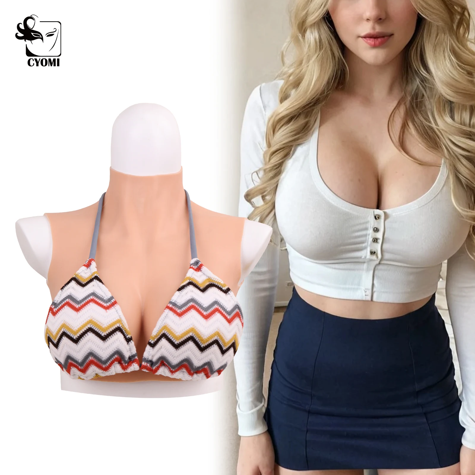 

CYOMI силиконовые искусственные формы груди огромная грудь для мастэктомии рак транссексуалов трансвестит косплей Sissy Drag Queen