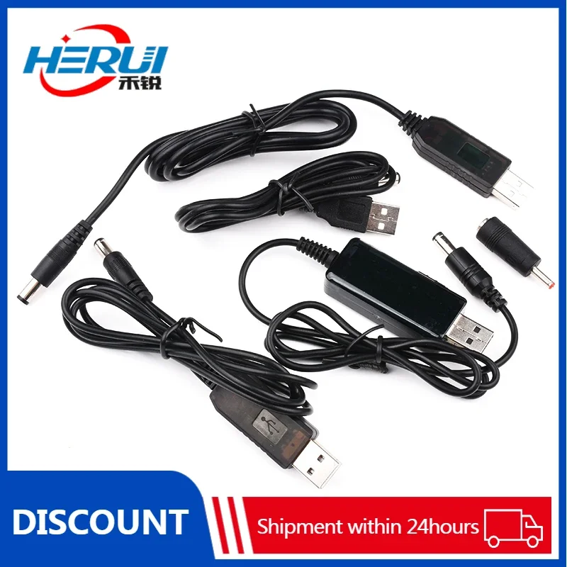 

USB booster cable charging bank 5V to 9V12V voltage conversion power supply Mobile power connect router light cat