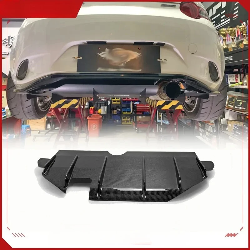 Miata Compatible Mazda MX5 ND Modification Parts Carbon Fiber Rear Spoiler Base Plate VE Style Rear Lip Addition