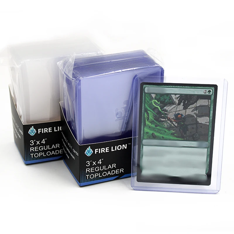 

25 шт., прозрачные рукава для карточек из ПВХ, жесткие пластиковые рукава для карточек, защитный держатель для карточек, чехол для коллекционных карточек