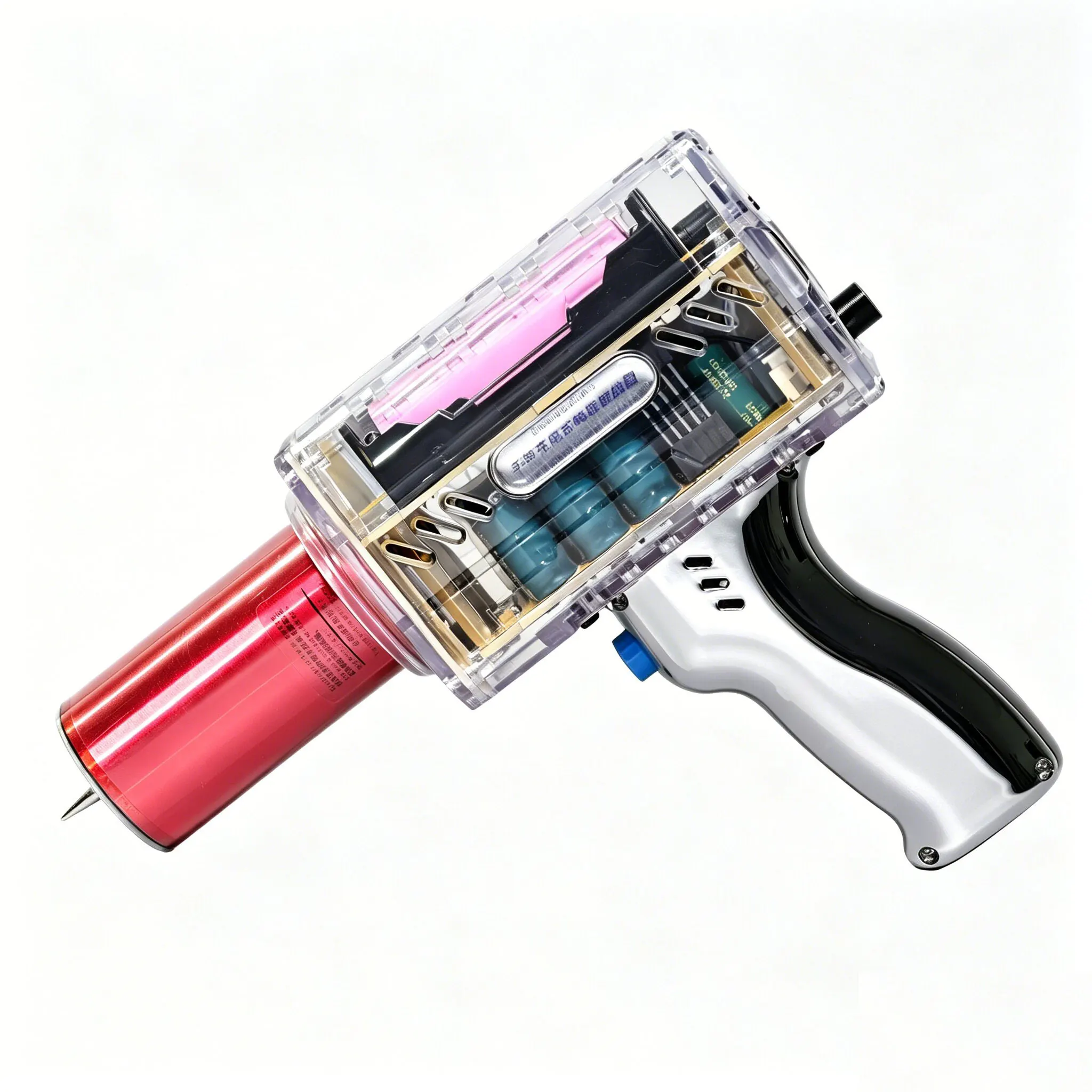 New Handheld Transparent Mecha Shell Adjustable Arc Magnetic High Voltage Artificial Lightning Generator For Tesla Coil Flagship
