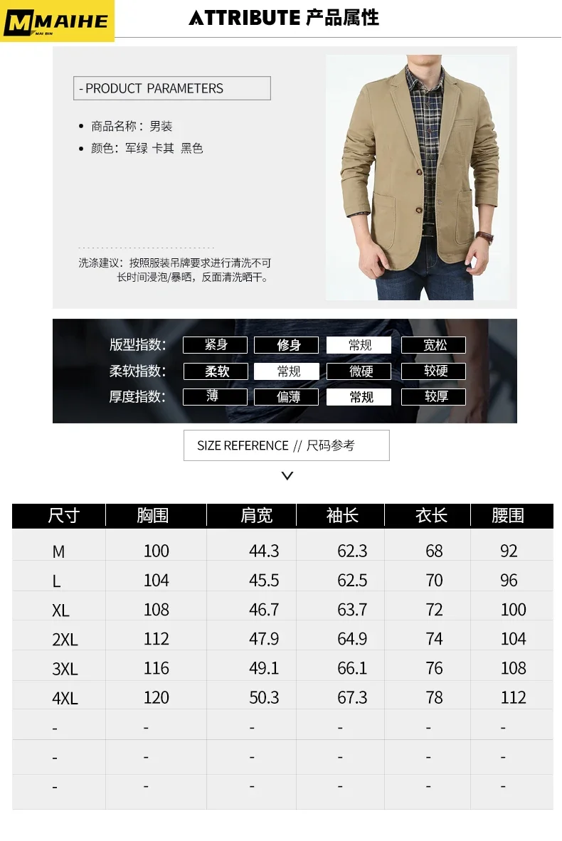 Fall 2023 Luxury Jacket for men High quality New suit collar Denim Jacket Vintage Fashion Clothing Business V-neck men\'s coat