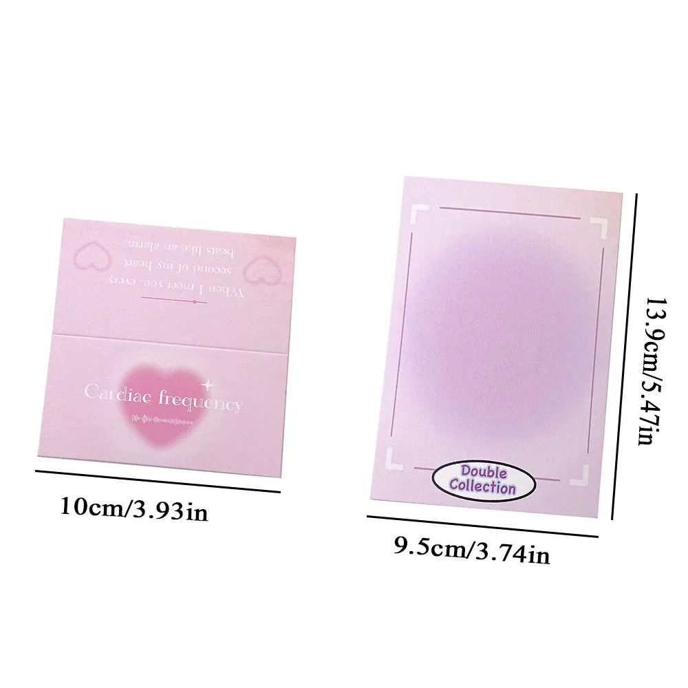 10PCS Paper Card Back Cute Card Protective Packaging Cartoon Card Head DIY Photo Cardboard Back Packaging Gift Decor INS