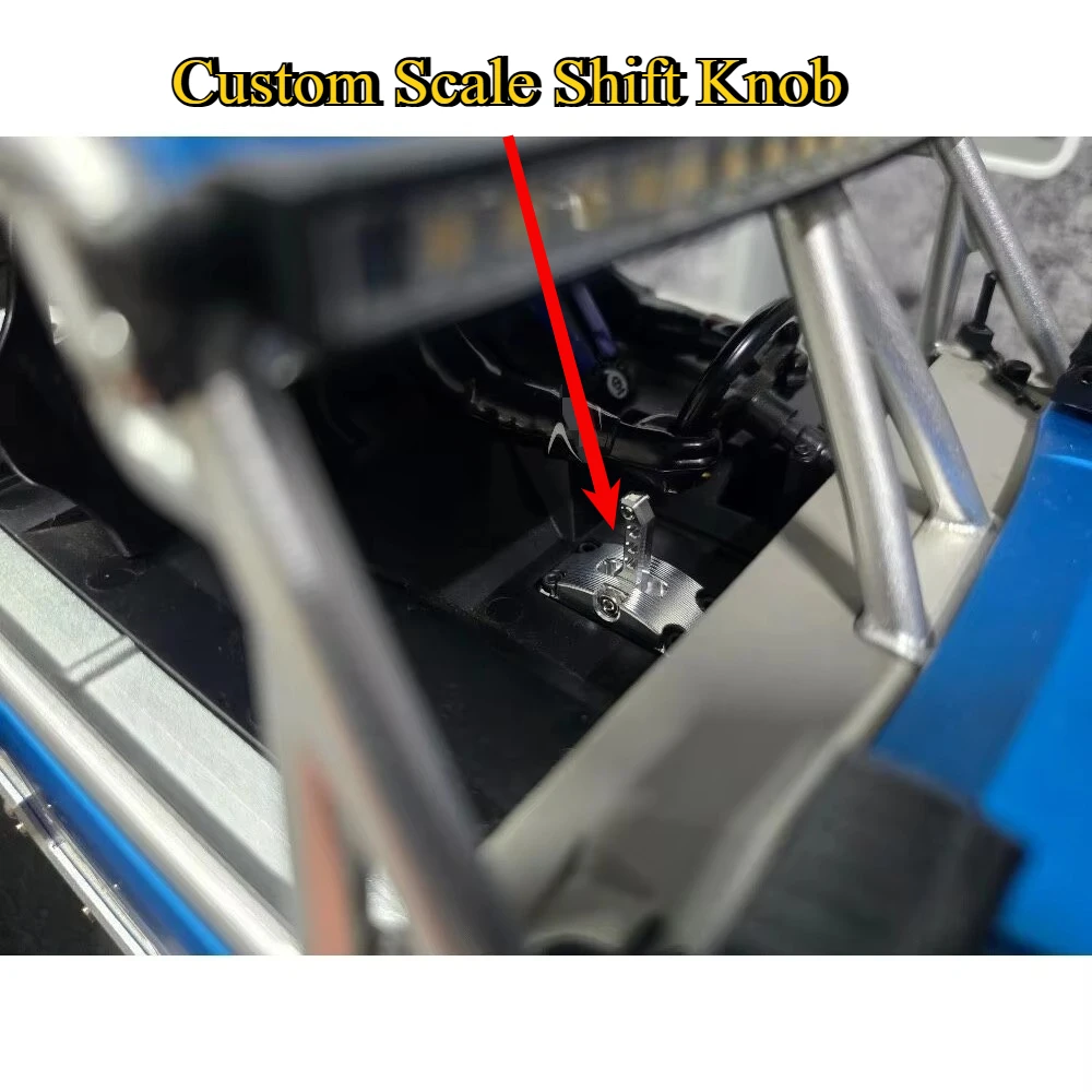 RC Crawler Upgrade Metal Shift Knob Simulation Decor Fits Vanquish VP H10 Optic VS4 10 Phoenix VFD VFD Twin custom size Parts