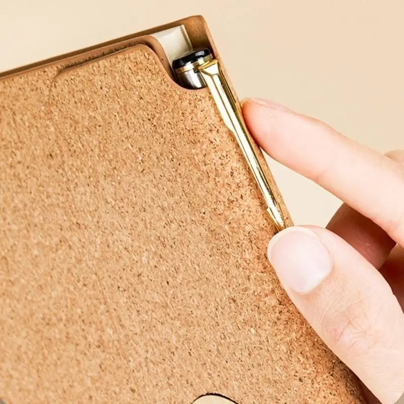A 5 Notebook 5 Notebook Cork Cork Notepads gruesos Papelera papelería retro