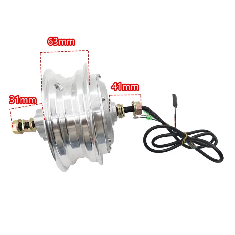 

For Little Harley Electric scooter 10x2.70-6.5 Wheel 6.5inch 36V 48V Brushless High Speed Motor hub
