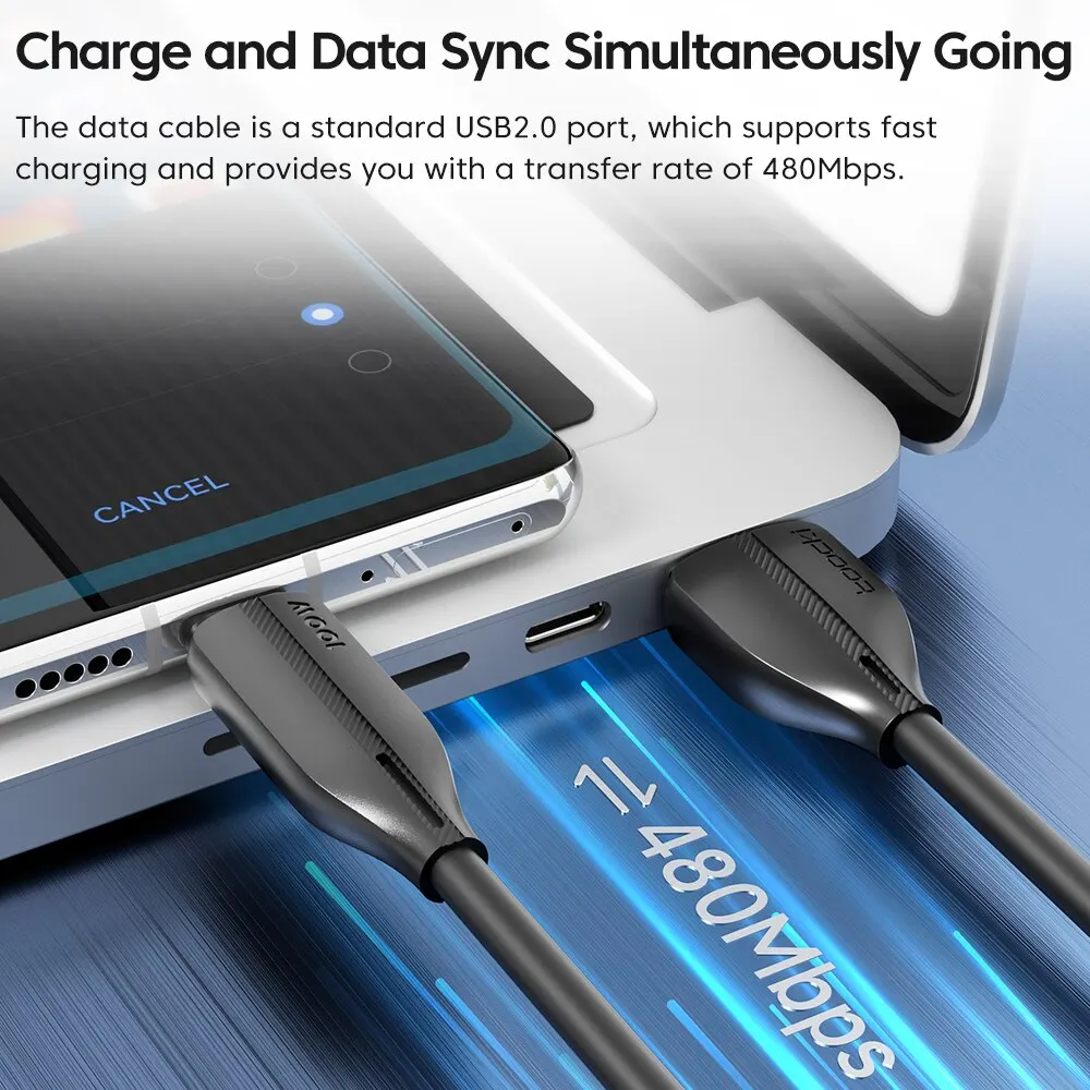 Toocki 3pack 100W USB Type C Fast Charging Charger USB C Cable for Xiaomi 12 11 Huawei OPPO Oneplus Relme Poco Type C Data Cord image 2