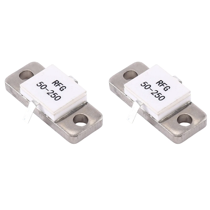 

2X 250Watt 50Ohm Flange Resistors RFR 50-250 250W 50Ohm Reference RFP 250-50RM 31-1076 31A1076F RFR 250-50 RFR50-250