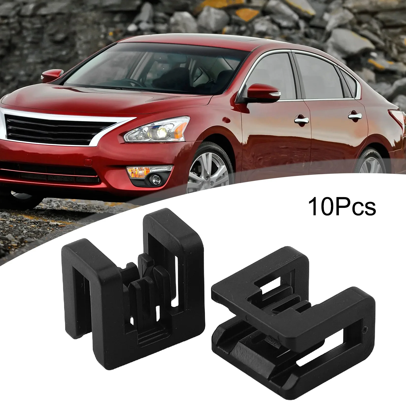 

10pcs Wiper Hood Trim Deflector Panel Reset Clip For Nissan For Xtrail For Tiida Wiper Hood Trim Deflector Panel Reset Clip