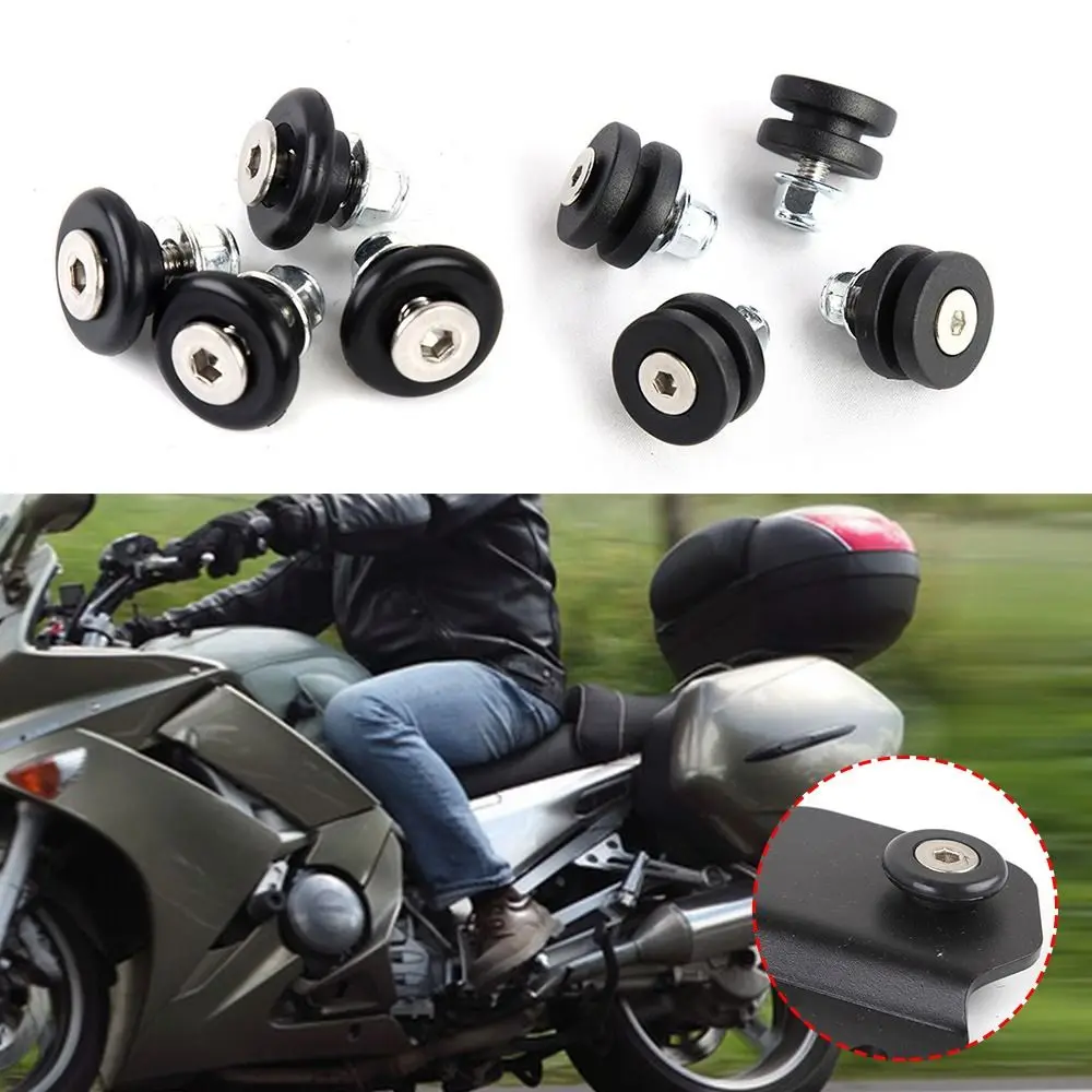 4PCS Mute Trunk Bracket Plate Base Rear Luggage Bushing Motor Accessories Motorcycle Tailbox Buckle Quick Release Spacers