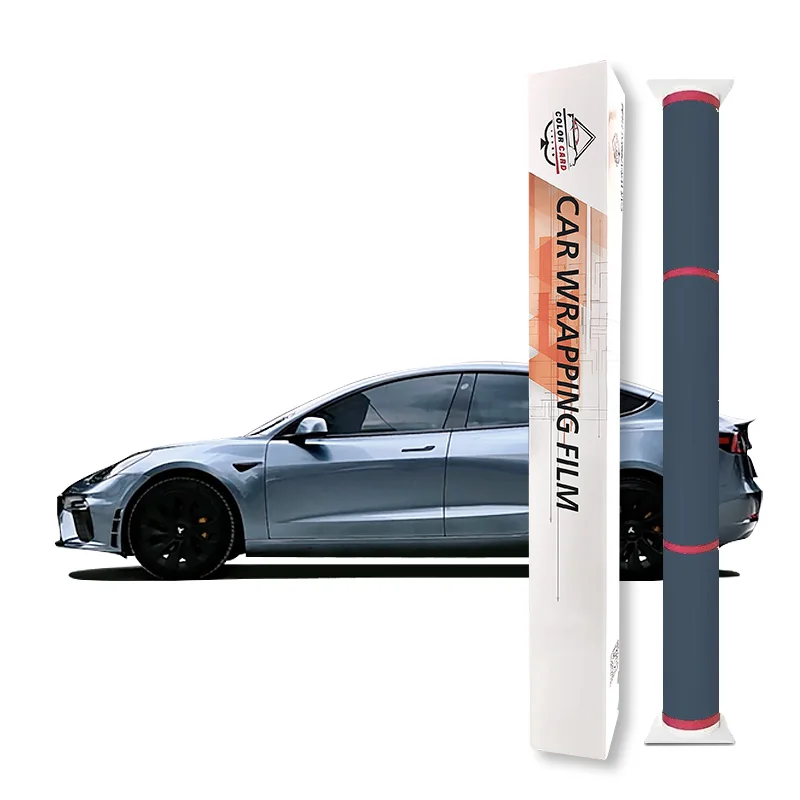 

High Quality TPU Dark Blue Color Changing Film Car Body Protective Film Anti Scratch TPU PPF Wrap Glossy Blue Car Film
