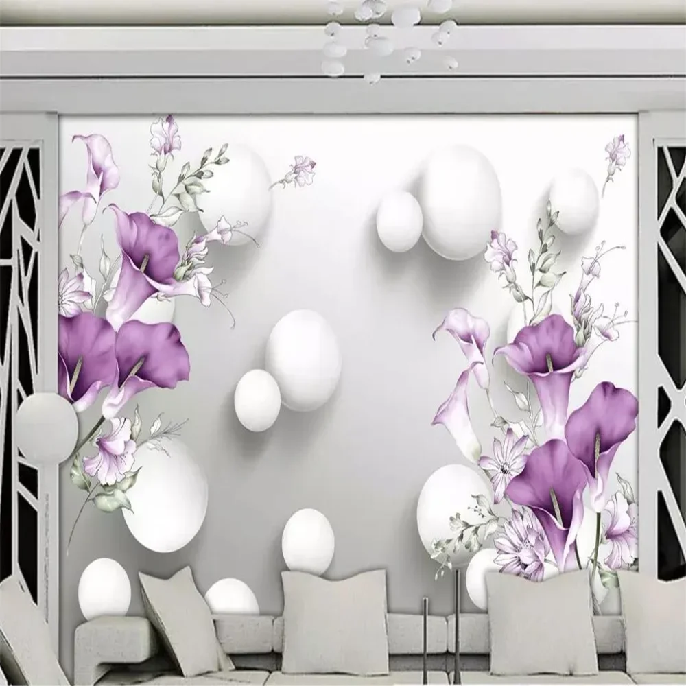 

Пользовательские большие фрески обои для спальни гостиной ТВ фон фреска 3D обои papel de parede обои наклейки для домашнего декора