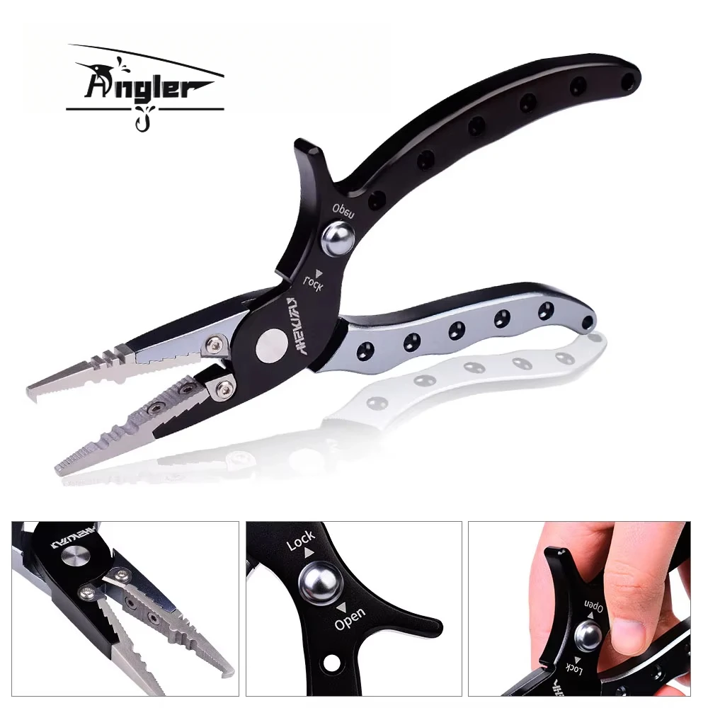 Balık pensesi ergonomi kaymaz yüksek mukavemetli çok fonksiyonlu kesim olta balıkçılık bağlı kanca pense olta balıkçılığı ekipmanları