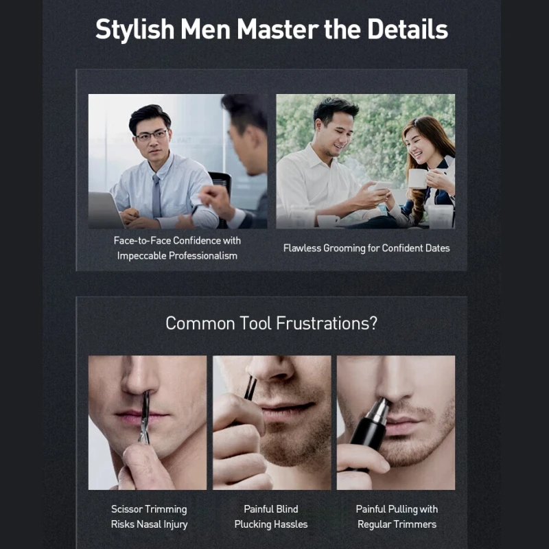 ماكينة تشذيب شعر الأنف من فيليبس NT5650، شفرات مبتكرة مزدوجة الجوانب، عملية سهلة: تصميم مقاوم للماء يسمح شطف كامل الجسم #5