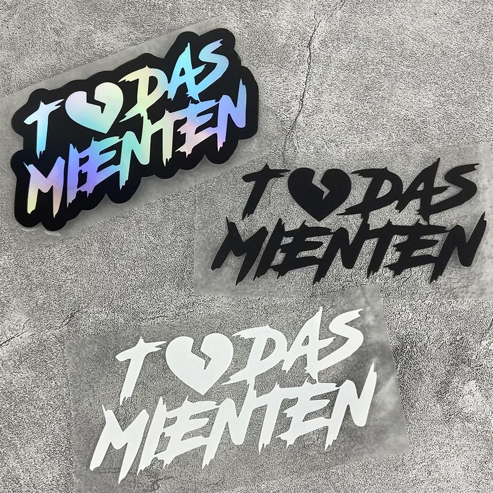 

1PC TODAS MIENTEN Funny Scooter Stickers Waterproof DIY Motorcycle Side Panels Fuel Tank Front Fairing Vinyl Decals Decoration