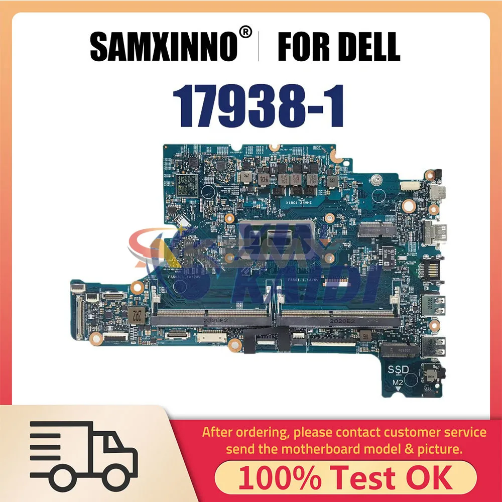 

Notebook Mainboard For Dell Latitude 3400 3500 17938-1 Laptop Motherboard 0X7J0V 0K3FRD I3 I5 I7 8th Gen Systemboard