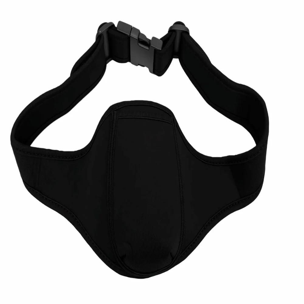2PCS Black Microphone Waist Belt Elastic Adjustable Strap Fitness Instructor Mic Belt Compact Diving Fabric Mic Pack Belt