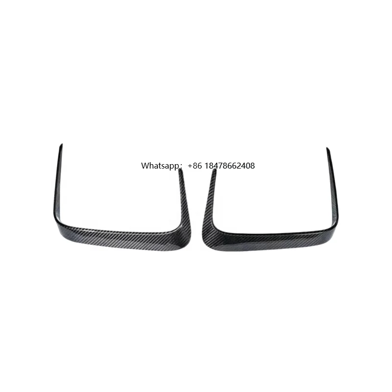 

PK Style Dry Carbon Fiber Rear Bumper Canard Wing Rear Bumper Decorative Rear Bumper Splitter for M8 F91 F92