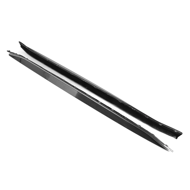 STLFReal ألياف الكربون ثلاثية الأبعاد نمط الوفير التنانير الجانبية لسيارات BMW M3 G80 4-Door 2021 + G80 التنانير الجانبية #6