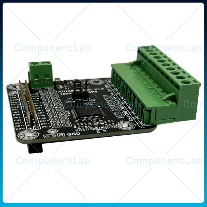 AD7606B Data Acquisition Module, 16-bit 8-Channel Synchronous Sampling ADC, 800K Sampling Rate, Single & Bipolar Input