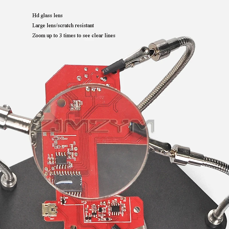 Universal Soldering Station Soldering Helping Hands With Alligator Clip Magnifier For PCB Board Weld Repair Soldering Holder