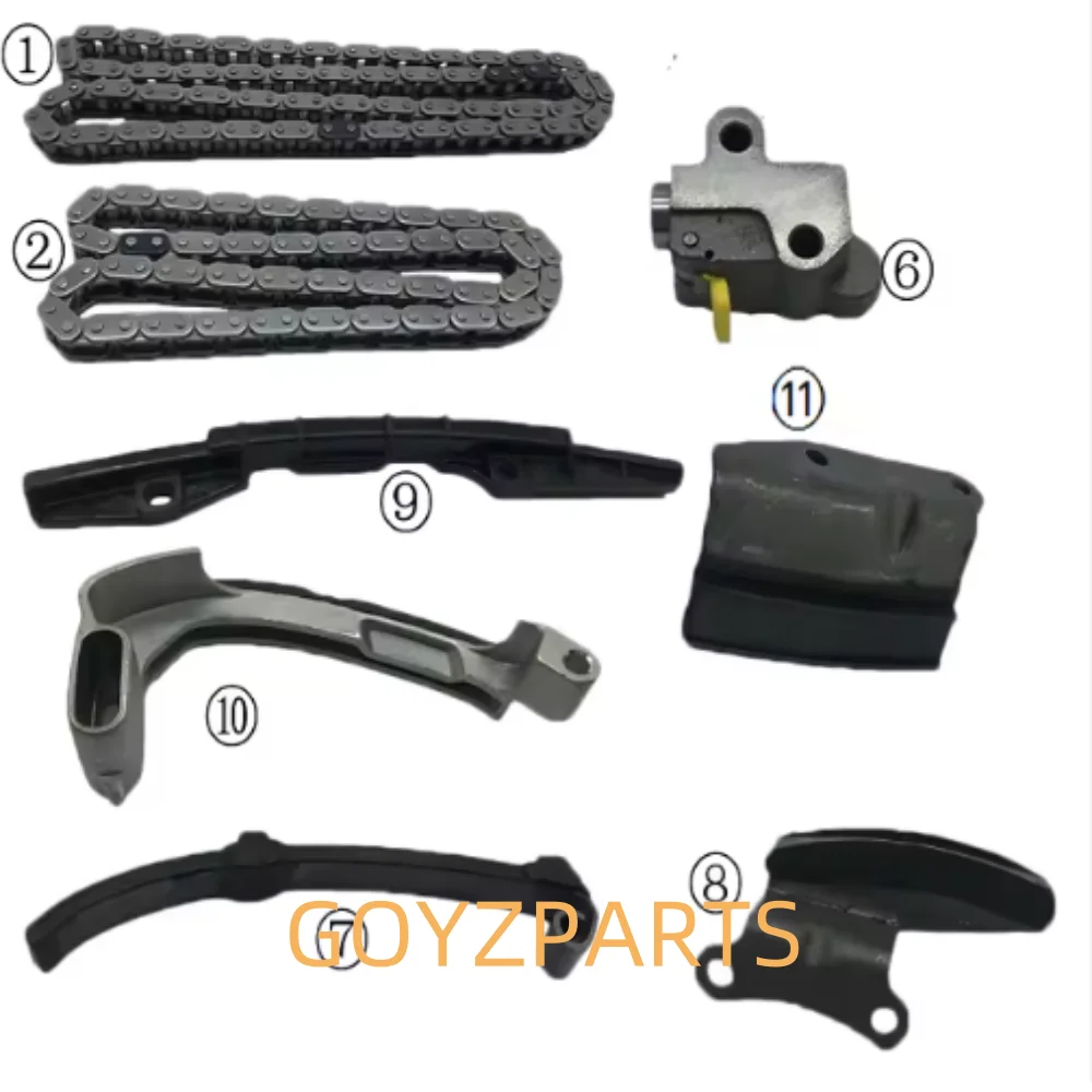 G6 G601-12-201 Timing Chain Repair Kit with Gear For Mazda B2600 MPV 2.6 89-94 Automotive Engine Timing Chain Kit JT-0613-KIT