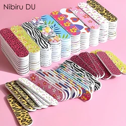 30/10pcs Double Side Nail Files Mini Sanding Buffer Block Set For Gel Polish Printing Color Manicure Pedicure Nail Art Tools