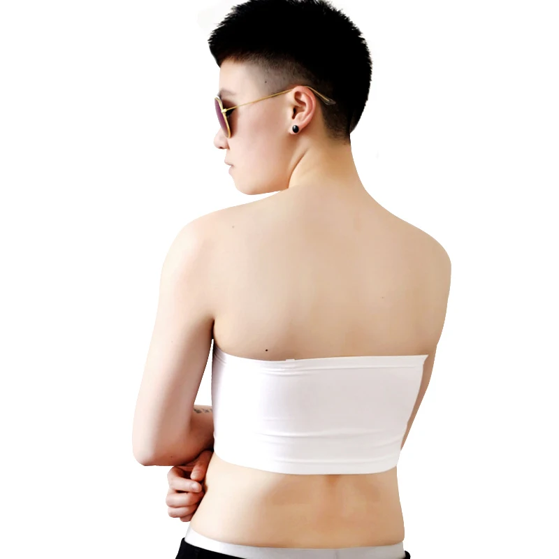 15cm Chest Binder Strapless Breast Binder Adjustable Buckle Chest Supporter Cosplay For Women