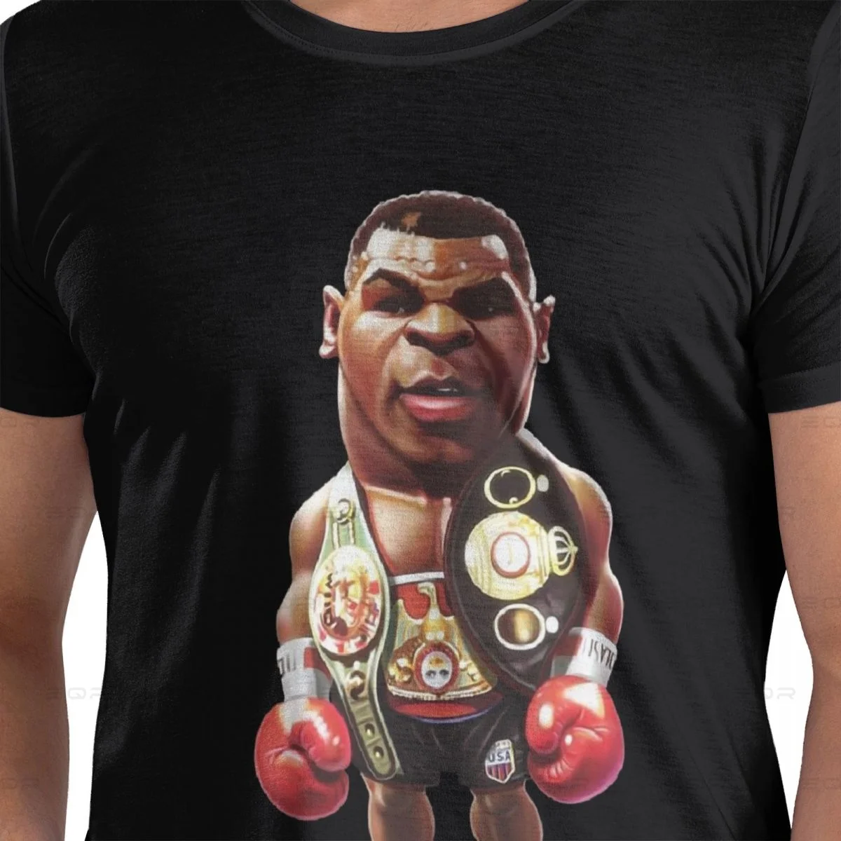 Mike Tyson Boxing Retro Boxing Men's round neck Oversized T-shirt,Modern,Tee shirt Novelty all the year round Gift